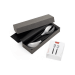 Set 2 couverts à salade Triangle en inox brossé et manche en polypropylène