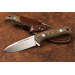 Couteau Muela Tuareg 10G 9334 lame 10cm manche en micarta jute marron et moutarde + étui en cuir