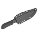 Couteau Spyderco Street Bowie FB04PBB lame noir 12,8cm manche nylon et fibre de verre + étui Kydex 