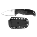 Couteau Spyderco Enuff Leaf Shape FB31PBK lame 7cm manche nylon et fibre de verre + étui nylon