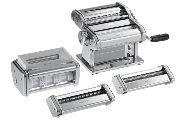 Coffret cadeau machine &agrave; p&acirc;tes Marcato Atlas 150 Classique + 3 accessoires