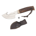 Couteau Muela Raccoon 9232 lame 8cm en inox manche en bois de cerf + étui en cuir