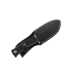 Couteau Muela Viper 11-S 9288 lame 11cm manche en gomme noir + étui en cuir
