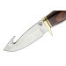 Couteau Buck 191 Zipper 0191BRG lame guthook 10,5cm manche bois de noyer + étui cuir