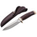 Couteau Buck 192 Vanguard 0192BRS lame 10,8cm manche bois de noyer + étui cuir