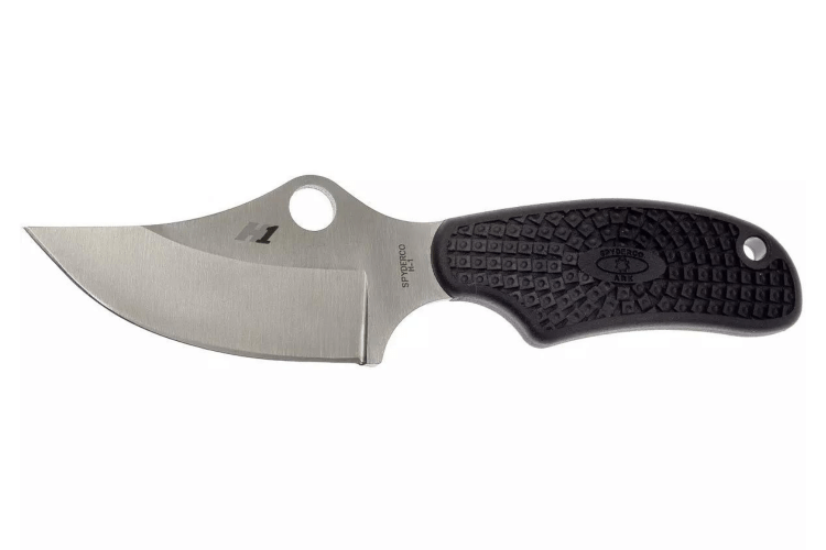 Couteau Spyderco ARK FB35PBK lame 5,5cm manche noir + étui polymère avec chaînette