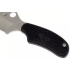Couteau Spyderco ARK FB35PBK lame 5,5cm manche noir + étui polymère avec chaînette