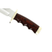 Couteau Muela Bufalo 9258 lame 17 cm inox manche stamina rouge + étui en cuir