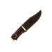 Couteau Muela Bufalo 9258 lame 17 cm inox manche stamina rouge + étui en cuir