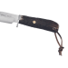 Couteau Muela Braco 9275 lame 11cm en inox manche en bois de cerf avec lacet + étui en cuir