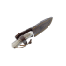 Couteau Muela Braco 9275 lame 11cm en inox manche en bois de cerf avec lacet + étui en cuir