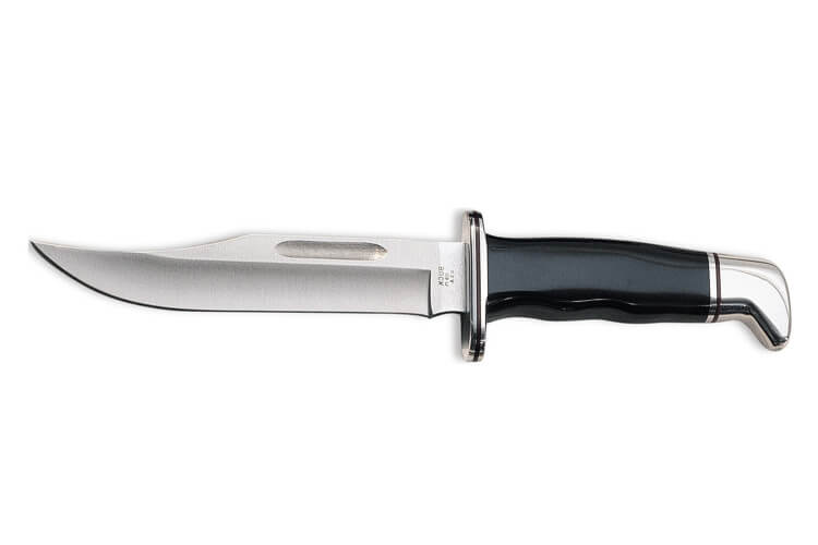 Couteau Buck 119 Special 0119BKS lame 15,2cm manche bi-matière avec étui en cuir