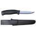 Couteau Mora Companion 12141 lame inox 10,4cm manche caoutchouc noir + étui