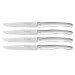 Coffret bois 4 couteaux à steak Alphonse Lou Laguiole inox monobloc