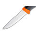Couteau Mora Companion 11824 lame inox 10,4cm manche caoutchouc noir/orange + étui