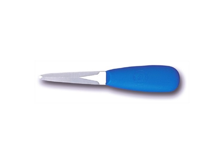Lancette &agrave; hu&icirc;tres Bargoin acier inox manche Bleu