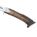 Couteau Muela Gredos 9228 lame poli glace 14cm manche en bois de Cerf + étui en cuir