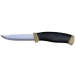 Couteau Mora Companion 13166 lame inox 10,4cm manche caoutchouc noir/sable + étui
