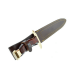 Couteau Muela Bowie 9213 lame en inox 26cm manche en stamina wood + étui en cuir