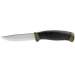 Couteau Mora Companion Heavy Duty MG 12210 lame carbone 10,4cm manche caoutchouc noir/kaki + étui