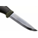 Couteau Mora Companion Heavy Duty MG 12210 lame carbone 10,4cm manche caoutchouc noir/kaki + étui