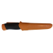 Couteau Mora Companion Heavy Duty 13259 HD lame inox 10,4cm manche caoutchouc orange + étui