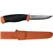 Couteau Mora Companion Heavy Duty 13259 HD lame inox 10,4cm manche caoutchouc orange + étui