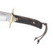 Couteau Muela Bowie 9263 lame en inox 16cm manche en bois de cerf avec lacet et étui en cuir