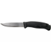 Couteau Mora Companion Spark 13567 lame inox 10,4cm manche caoutchouc noir avec pierre à feu + étui