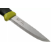 Couteau Mora Companion Spark 13570 lame inox 10,4cm manche caoutchouc vert avec pierre à feu + étui
