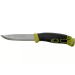 Couteau Mora Companion Spark 13570 lame inox 10,4cm manche caoutchouc vert avec pierre à feu + étui