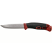 Couteau Mora Companion Spark 13571 lame inox 10,4cm manche caoutchouc bordeaux avec pierre à feu + étui