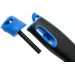 Couteau Mora Companion Spark 13572 lame inox 10,4cm manche en caoutchouc bleu et pierre à feu avec étui