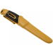 Couteau Mora Companion Spark 13573 lame inox 10,4cm manche caoutchouc jaune sable avec pierre à feu et cordon + étui