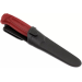 Couteau Mora Basic 511 12147 lame carbone 9,1cm manche polypropylène rouge + étui