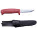 Couteau Mora Basic 511 12147 lame carbone 9,1cm manche polypropylène rouge + étui