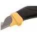 Couteau Mora Électricien 12201 ambidextre lame inox 2,1cm manche en caoutchouc noir/jaune avec étui