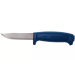 Couteau Mora Basic 546 12241 lame inox 9,1cm manche polypropylène bleu + étui