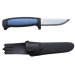 Couteau Mora Pro S 12242 lame inox 9,1cm manche caoutchouc bleu + étui