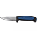 Couteau Mora Pro S 12242 lame inox 9,1cm manche caoutchouc bleu + étui
