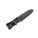 Couteau Muela Escorp 9292 lame 26cm manche en gomme noire et garde en inox + étui en cuir