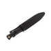 Couteau Muela Escorp 9311 lame noire en inox manche en gomme noire + étui en cuir