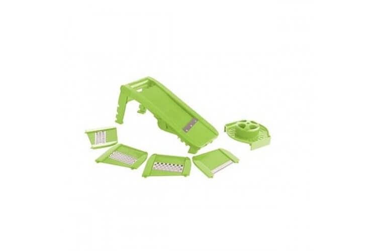 Mandoline multi-râpes Mastrad verte - 5 lames