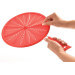 Couvercle anti éclaboussures Mastrad 28cm rouge en silicone