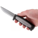 Couteau Mora Pro Robust 12249 lame carbone 9,1cm manche caoutchouc gris + étui
