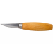Couteau à sculpter Mora 120 106.1600 lame carbone 6cm manche bouleau + étui