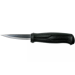 Couteau sculpture bois Mora Basic 12658 lame inox 7,5cm manche polypropylène noir + étui