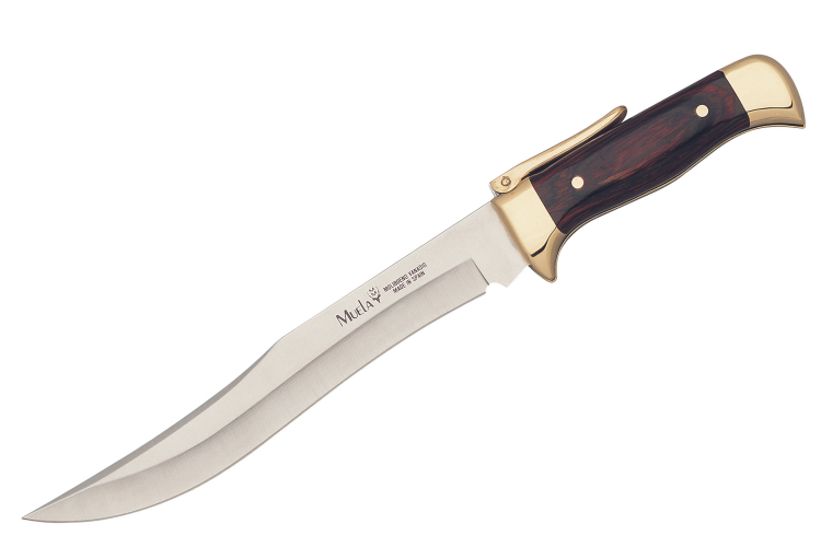 Couteau pliant Muela 9235 lame en inox 20cm manche en stamina + &eacute;tui en cuir