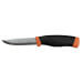 Couteau Mora Companion Heavy Duty 13259 HD lame inox 10,4cm manche caoutchouc orange + étui