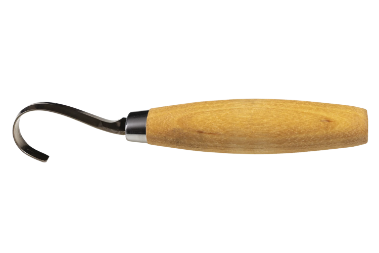 Couteau &agrave; sculpter Mora 164 droitier 13443 lame inox 5,5cm manche bouleau